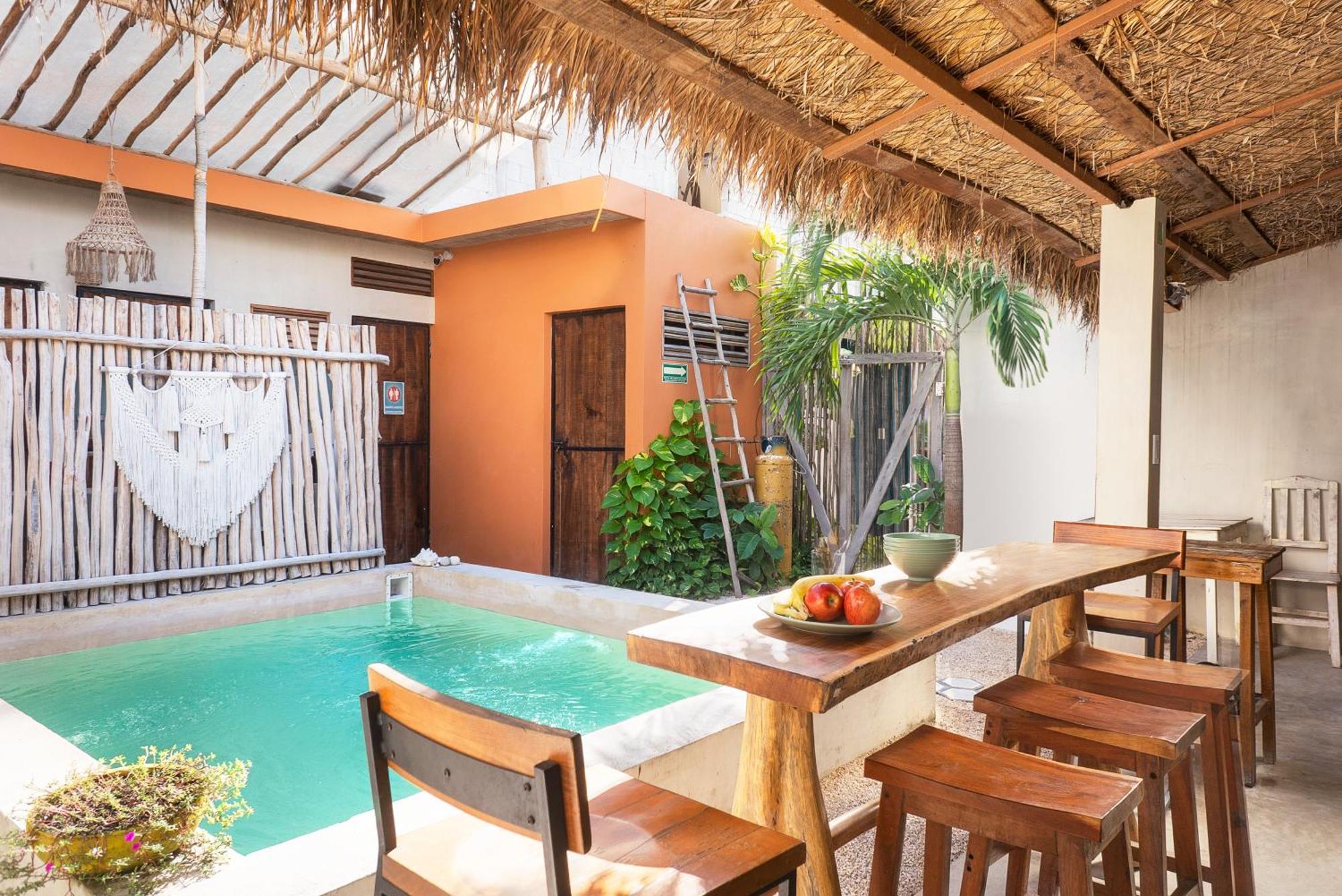 Hostal Dona Lucha Tulum Pueblo Buitenkant foto