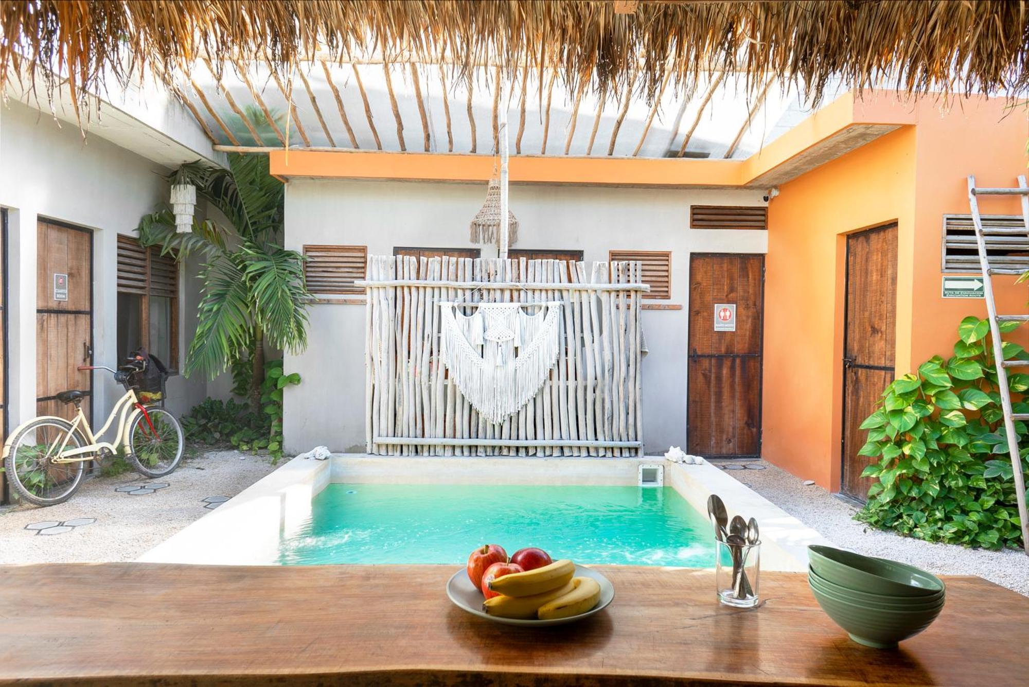 Hostal Dona Lucha Tulum Pueblo Buitenkant foto