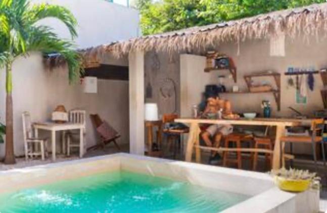 Hostal Dona Lucha Tulum Pueblo Buitenkant foto